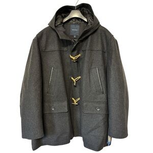 Nautica Charcoal Gray Wool Coat 4X